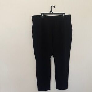 Dennis Basso Black Cropped Women's Pants